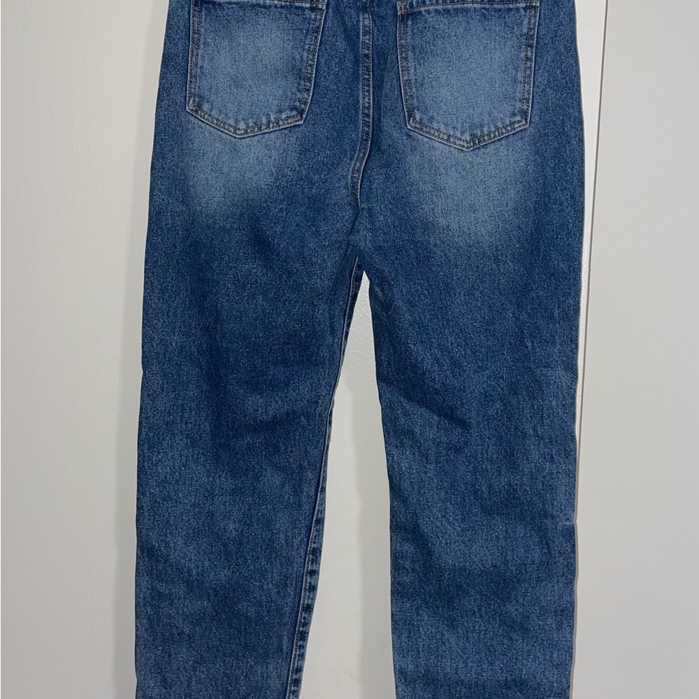 SHEIN High Rise Ripped Denim Jeans - Picture 2 of 2